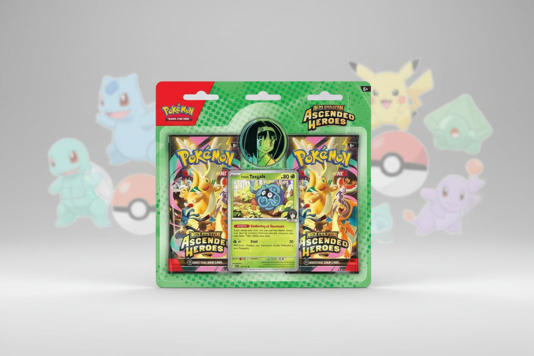 Pokémon ME02.5 – Ascended Heroes Collection (Green) | 2 Booster Packs | English