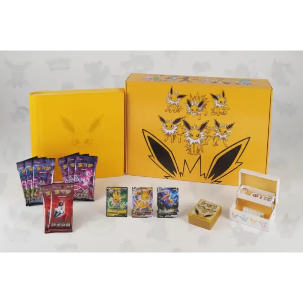 Jolteon Advanced Gift Box met Nine Colors Gathering & Final Flame Dance Legendary Cards & Co