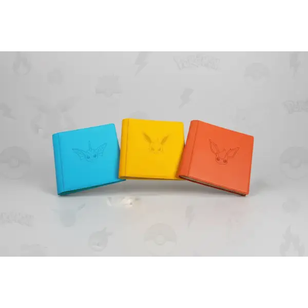 Pokémon Eevee Evolutions 12-Pocket Binder – Flareon / Jolteon / Vaporeon Legendary Cards & Co